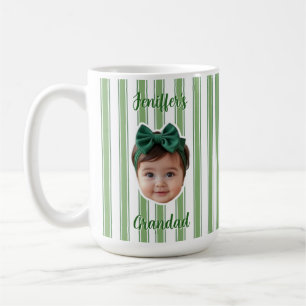 Benutzerdefinierte Foto-Tasse mit Streifenmuster f Kaffeetasse