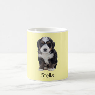 Benutzerdefinierte Foto-Tasse - Pastellgelb mit Na Kaffeetasse