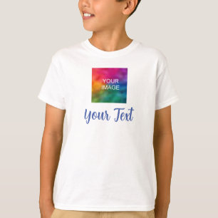 Benutzerdefinierte Foto Text-Kalligrafiert Skriptk T-Shirt
