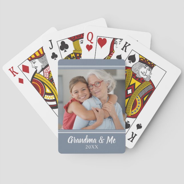 Benutzerdefinierte Foto-Text-Spielkarten Spielkarten (Rückseite)