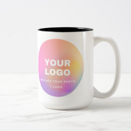 Benutzerdefinierte Foto- und Logo-Tasse: Personali Zweifarbige Tasse