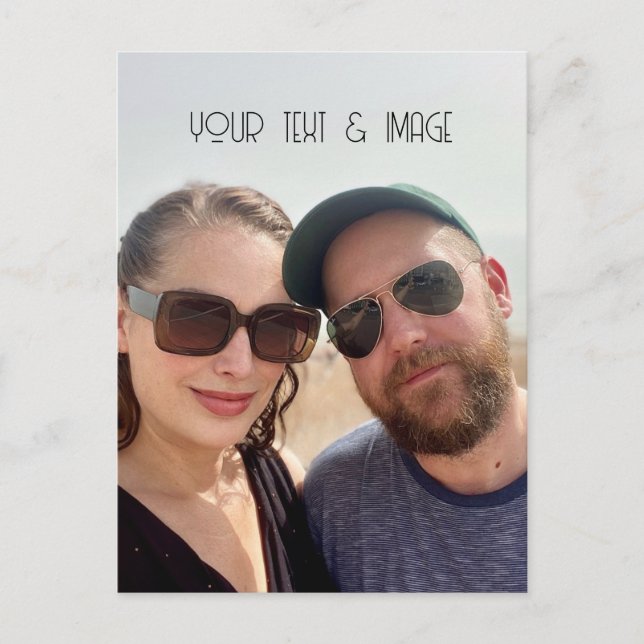 benutzerdefinierte Foto und Text erstellen Sie Ihr Postkarte (Vorderseite)