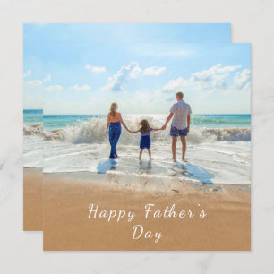 Benutzerdefinierte Foto Vatertagskarte Ihr Foto un