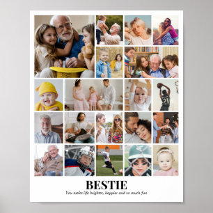 Benutzerdefinierte Fotocollage 20 Bilder 8x10 16x2 Poster