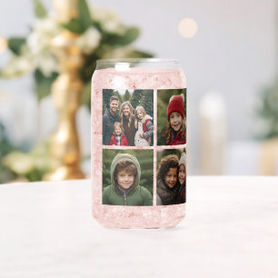 Benutzerdefinierte Fotocollage mit quadratischen F Dosenglas