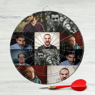 Benutzerdefinierte Fotocollage Personalisierte Bil Dartscheibe