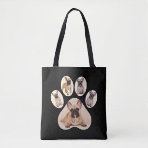 Benutzerdefinierte Fotocollage-Tasche mit Pfotenab
