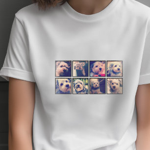 Benutzerdefinierte Fotomaterial mit quadratischen T-Shirt