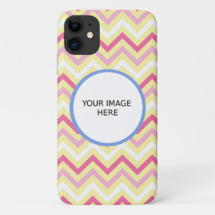 Benutzerdefinierte Fotoplatte Zickzack Zigzag Prin Case-Mate iPhone Hülle