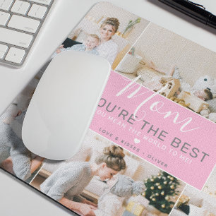Benutzerdefinierte Fotos Mama, du bist die Beste Mousepad