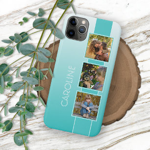 Benutzerdefinierte Fotos Ombre Aqua Türkis Seeglas Case-Mate iPhone Hülle