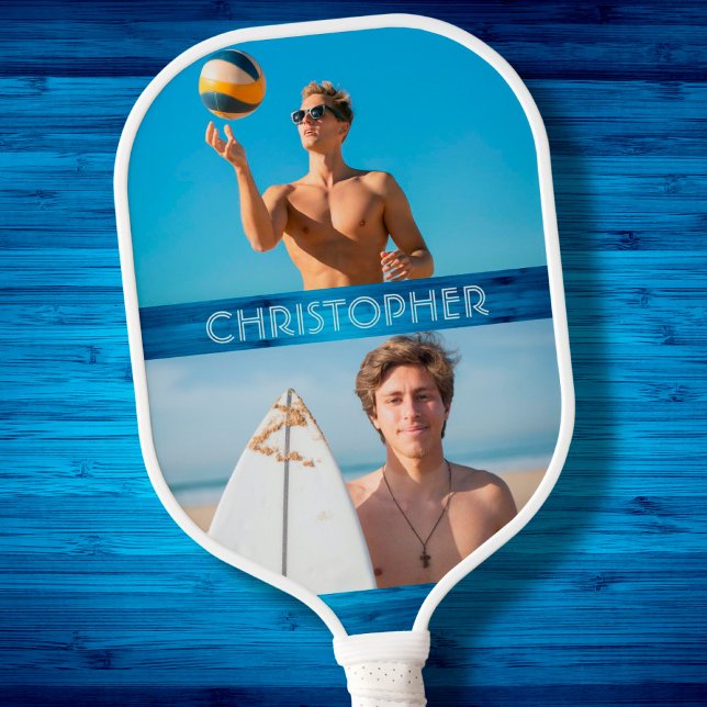 Benutzerdefinierte Fotos Personalisiert Name Moder Pickleball Schläger (Von Creator hochgeladen)