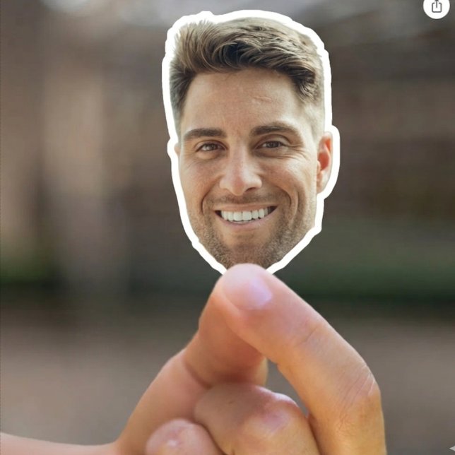 Benutzerdefinierte Fotosticker Personalisierter Bi Aufkleber (Von Creator hochgeladen)