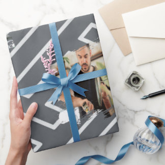 Benutzerdefinierte Fotovorlage Griechische Inspira Geschenkpapier