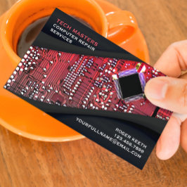 Benutzerdefinierte französische Computer-Business- Visitenkarte