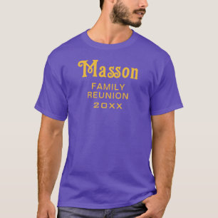 Benutzerdefinierte französische Familienname-Name- T-Shirt