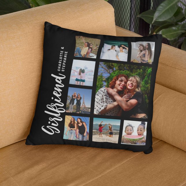 Benutzerdefinierte Freundin-Foto-Collage Kissen (Von Creator hochgeladen)
