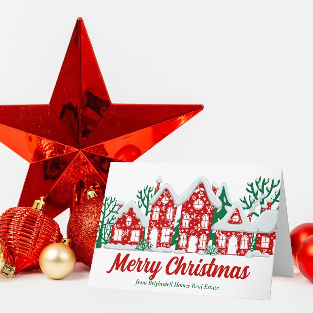 Benutzerdefinierte Frohe Weihnachten Immobilienfir (Von Creator hochgeladen)