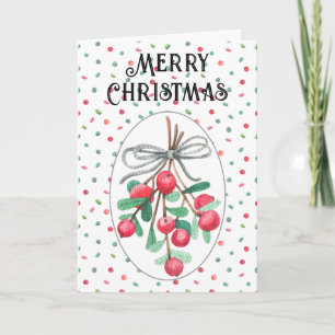 Benutzerdefinierte Frohe Weihnachten Mistelzweig &