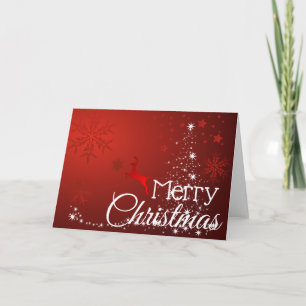 Benutzerdefinierte Frohe Weihnachten Rentiere Rote