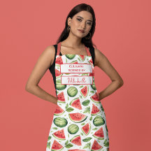 Benutzerdefinierte Frucht-Schürze – Kulinarische W