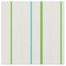 Benutzerdefinierte Frühlingsgrüne Streifen auf wei Stoff