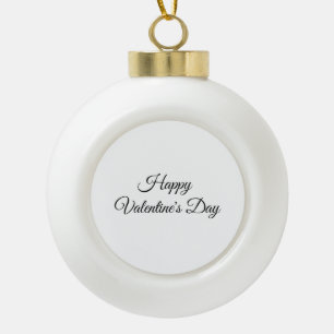 benutzerdefinierte fügen Sie Ihre Name Text-Nachri Keramik Kugel-Ornament