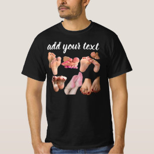 Benutzerdefinierte Fuß-Fetisch – Personalisierte " T-Shirt