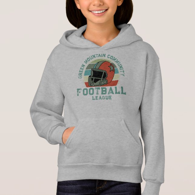 Benutzerdefinierte Fußball Club League Sportname N Hoodie (Vorderseite)
