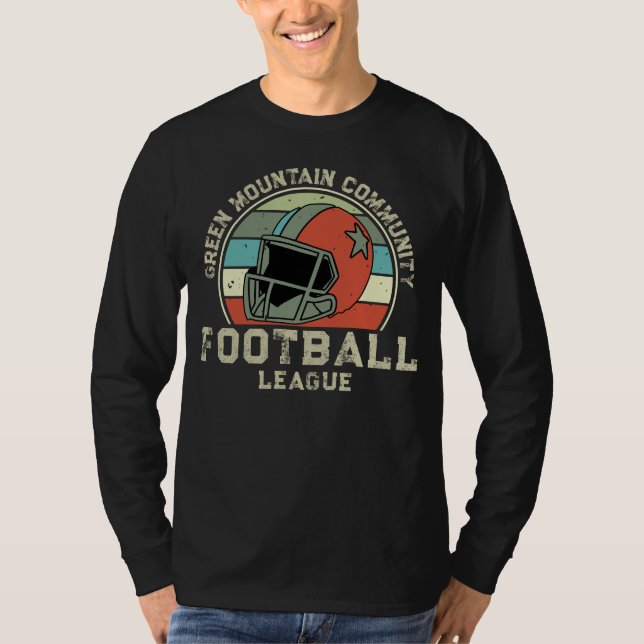 Benutzerdefinierte Fußball Club League Sportname N T-Shirt (Vorderseite)