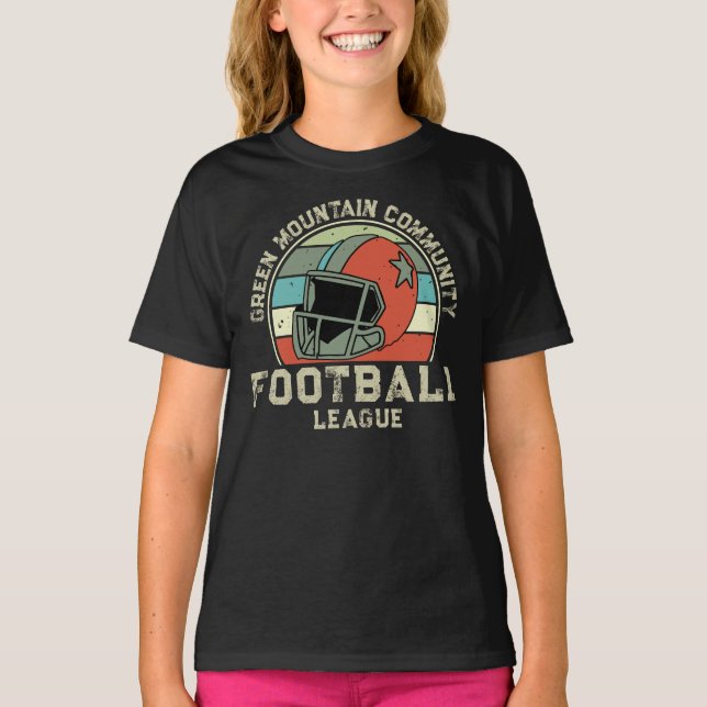 Benutzerdefinierte Fußball Club League Sportname N T-Shirt (Vorderseite)