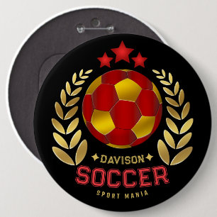 Benutzerdefinierte Fußball-Emblem-Kunst Button