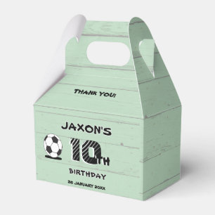 Benutzerdefinierte Fußball-Geburtstagsgeschenkbox Geschenkschachtel
