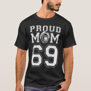Benutzerdefinierte Fußball-Mama Nr. 69 für Fußball T-Shirt