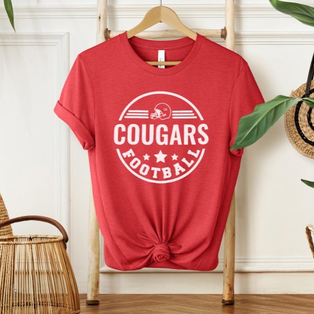 Benutzerdefinierte Fußballmannschaft mit Name des  Tri-Blend Shirt (Von Creator hochgeladen)