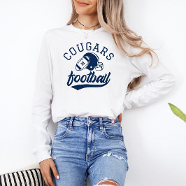 Benutzerdefinierte Fußballmannschaft mit Spielerin Tri-Blend Shirt