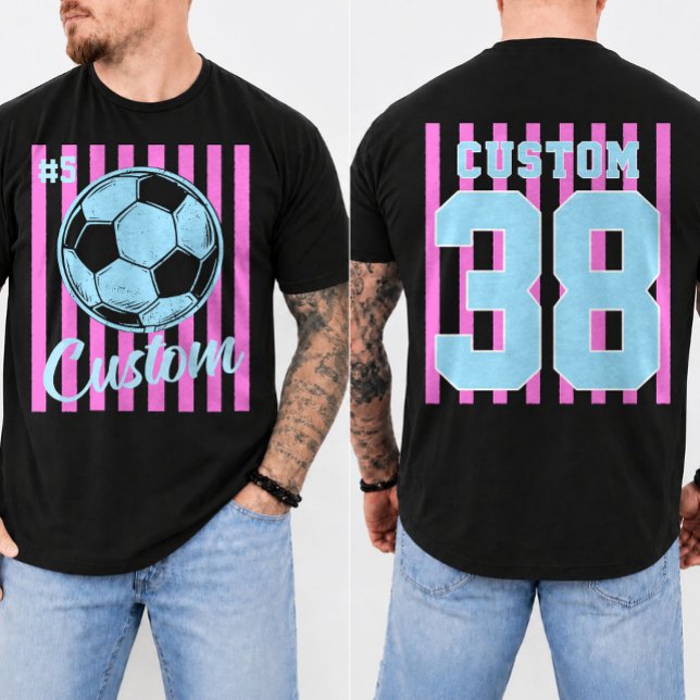 Benutzerdefinierte Fußballmutter mit Teamname Numm T-Shirt (Von Creator hochgeladen)
