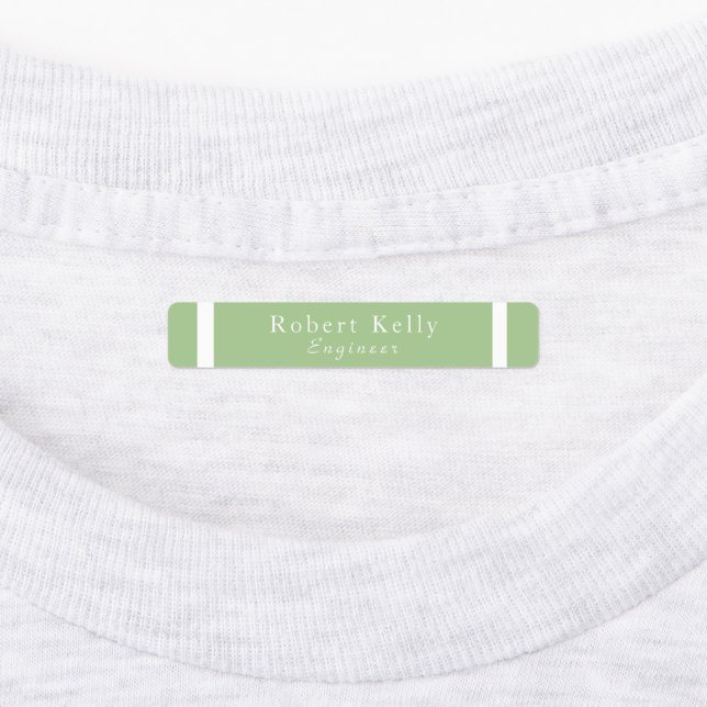 Benutzerdefinierte Geschäftsbereiche mit grünen un Etiketten (Befestigt)