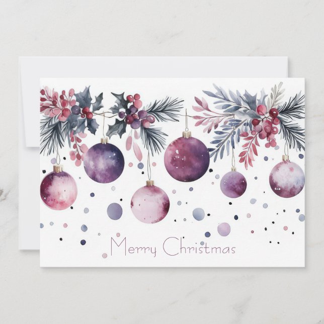 Benutzerdefinierte Geschäftskorporation Weihnachts Feiertagskarte (Vorderseite)