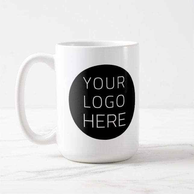 Benutzerdefinierte Geschäftslogo-Kaffeetasse mit M Kaffeetasse (Links)