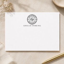 Benutzerdefinierte Geschäftslogo-Minimalist-Karte Mitteilungskarte