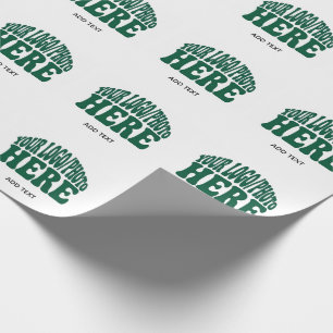 Benutzerdefinierte Geschäftslogo-Unternehmensvorla Geschenkpapier