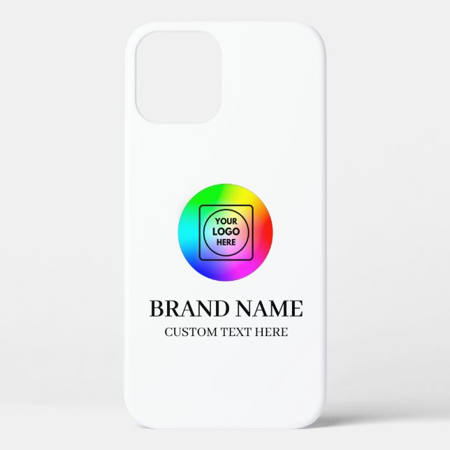 Benutzerdefinierte Geschäftslogo-Werbeschablone ip Case-Mate iPhone Hülle (Rückseite)