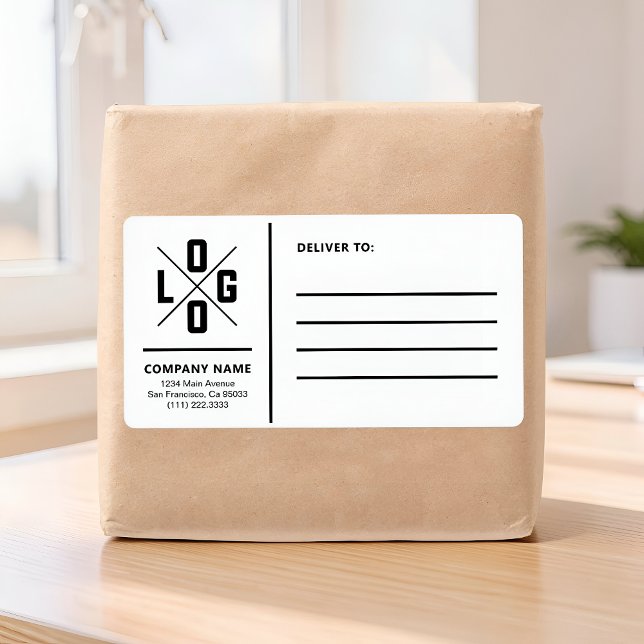 Benutzerdefinierte Geschäftsversandadresse mit Log (Von Creator hochgeladen)
