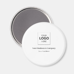 Benutzerdefinierte Geschäftsvorlagen mit Logo Magnet