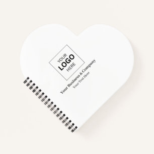 Benutzerdefinierte Geschäftsvorlagen mit Logo Notizbuch