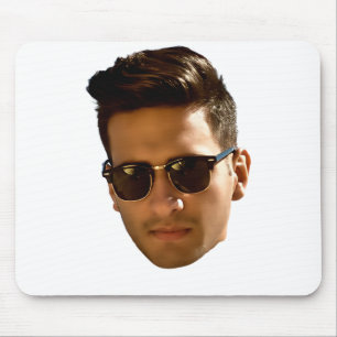 Benutzerdefinierte Gesichtsausschnitte Junggeselli Mousepad
