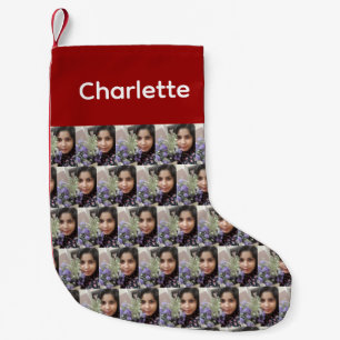 Benutzerdefinierte Gesichtsocken - Foto Sock, kund Kleiner Weihnachtsstrumpf