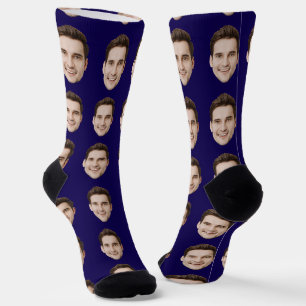 Benutzerdefinierte Gesichtssocken Personalisierte  Socken