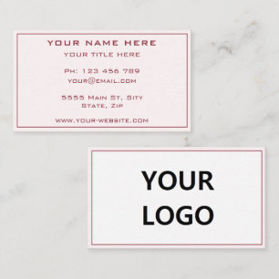 Benutzerdefinierte Gestaltung der Vorlage Ihrer ei Visitenkarte